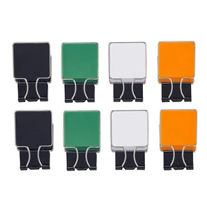 Square Metal Binder Clips 8 Pcs/Set Photo Notes Letter File Paper Clips - Picture 1 of 6