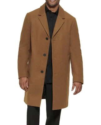DKNY Notch Collar Coat Wool Blend Men's XL - Image 1 of 4