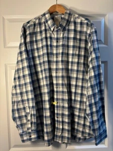 LL Bean Mens Button Down Shirt Long Sleeve Wrinkle Resistant Traditional XL Reg - Picture 1 of 5