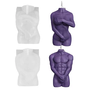 1pcs 3D Naked Shy Women Men Body Shape Candle Mould For DIY, Home Craft Making - Picture 1 of 24