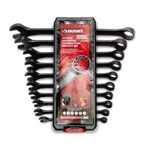 Husky Universal Metric Combination Wrench Non-slip Open-end Hand Tool (10-Piece) - Picture 1 of 7