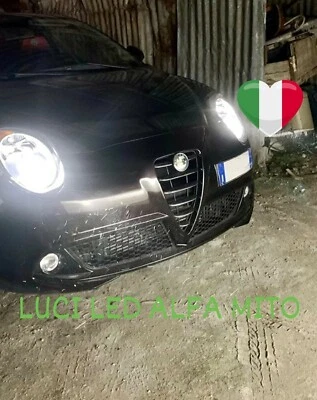 KIT LUCI LED ANABBAGLIANTI PER ALFA ROMEO MITO H7 6000K CANBUS NO ERROR   Foto 1 de 4
