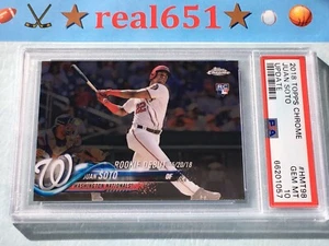2018 Topps Chrome Update #HMT98 JUAN SOTO Rookie | Perfecto PSA 10 gemas como nuevo radiocontrol - Imagen 1 de 4