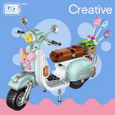 Motorcycle Sheep Vehicle LOZ BLOCK Mini Building Block iBlock Fun Toy 1117 a - Image 1 of 4