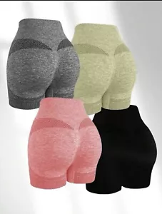 Casual Fashion Scrunch, But Yoga Pants High Waisted Textured Butt Lift Leggings - Picture 1 of 1