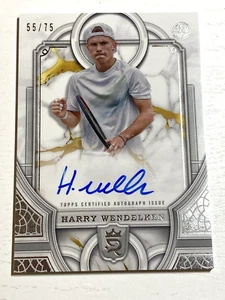 2024 Topps Royalty Tennis Harry Wendelken Rookie Auto RC #55/75 - Picture 1 of 2