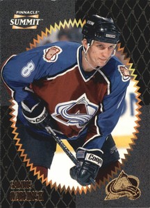 1996-97 Summit Colorado Avalanche Hockey Card #12 Sandis Ozolinsh