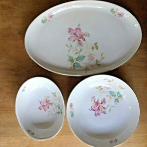 3 Arzberg Serving Pieces 2 Bowls 1 Platter Germany Porcelain - Picture 1 of 5