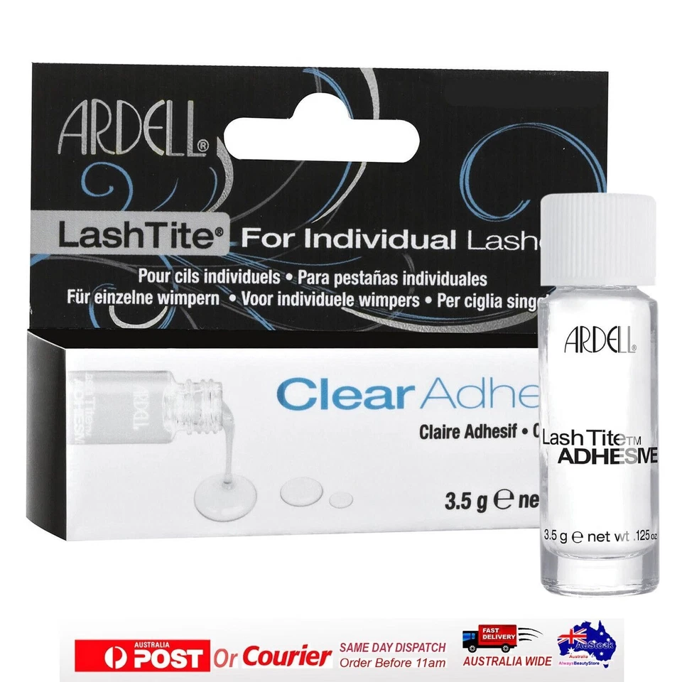 Ardell LashTite Adhesive For Individual n Clusters False Eyelash Glue CLEAR 3.5g - image 1 of 1