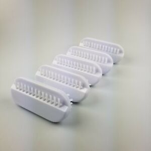 5 PC DOUBLE-SIDED NAIL CLEANING BRUSH (WHITE)
