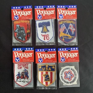 New Vintage American Bicentennial Washington Revere USA Flag Patch Lot 6 - Picture 1 of 7