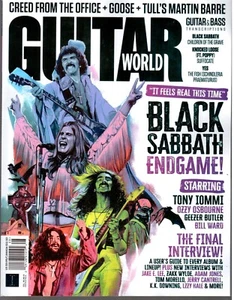 Guitar World August 2025 Black Sabbath Tony Iommi Ozzy Knocked Loose Poppy Yes - Picture 1 of 1