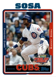 2005 Topps Opening Day #10 Sammy Sosa