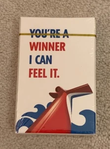 Baraja de cartas Carnival Cruise Line - Eres un ganador *Nuevo, sellado* - Imagen 1 de 4