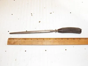 Vintage Stag Handle Knife Sharpening Steel Rod - Picture 1 of 3