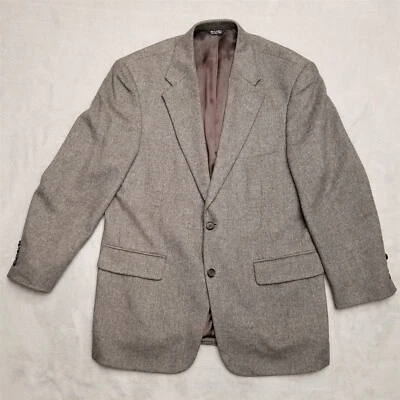 Patrick James Blazer 40R Mens 40R Gray 100% Camel Hair Sport Jacket Casual Soft - Image 1 of 4