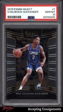 2018-19 Select #7 Shai Gilgeous-Alexander RC Rookie PSA 10 GEM MINT CLIPPERS
