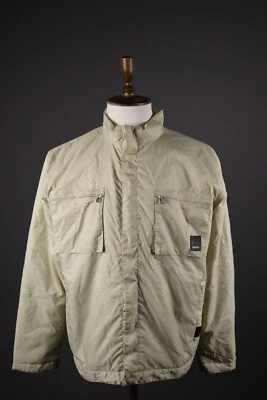 Chaqueta impermeable VERSACE SPORT Aqua Terra beige cremallera completa multibolsillo talla 50 Foto 1 de 4