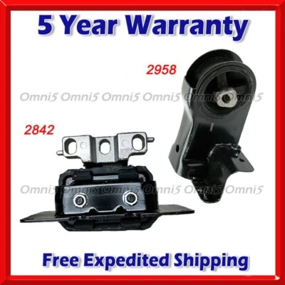 N541 For 98-00 Dodge Stratus 2.5L/ 2000 Plymouth Breeze 2.4L Motor & Trans Mount - Image 1 of 4