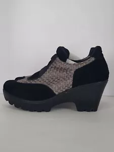 Zapatos metálicos sin cordones brillantes para mujer talla 40/9 - Imagen 1 de 8