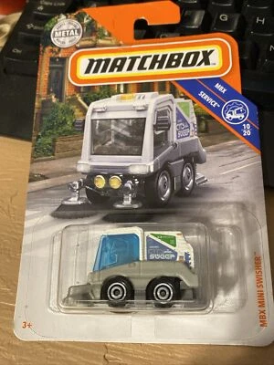 Matchbox MBX Mini Swisher Service 2018 10/20 #83/100 City Sweep gris y blanco Foto 1 de 2