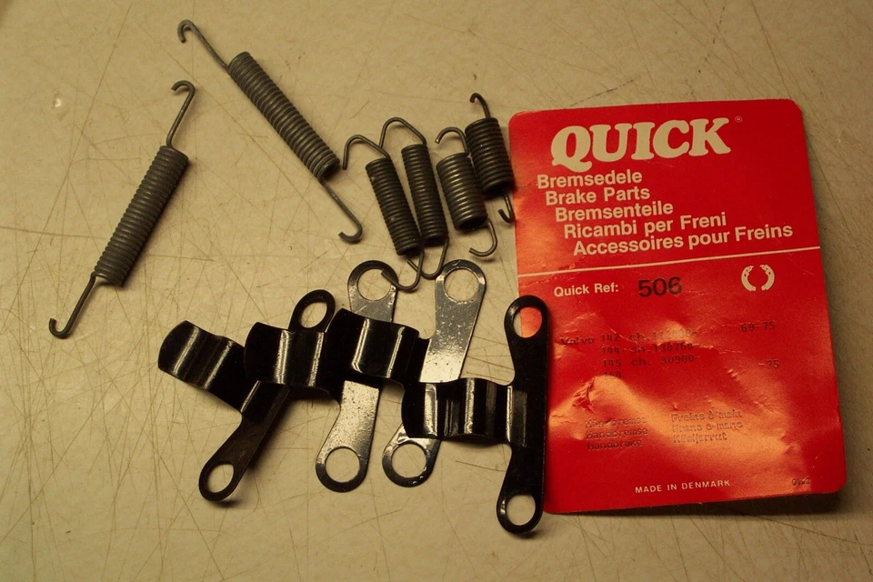 Piezas de freno rápido #506 Kit de accesorios, 1969-75 Volvo 142 144 145 164 Foto 1 de 1