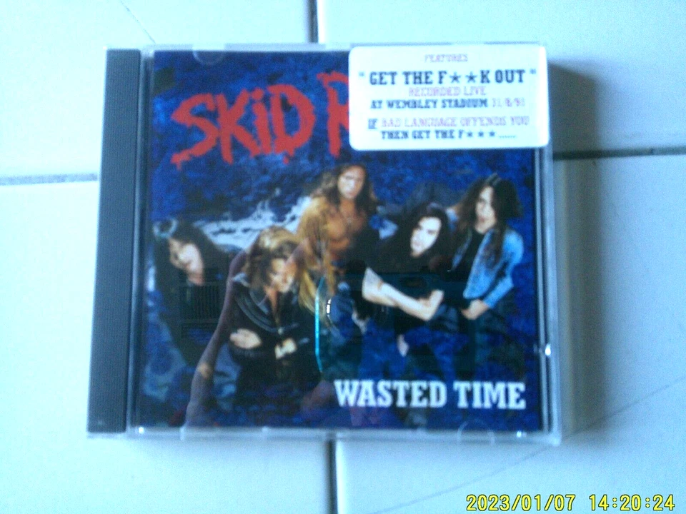 SKID ROW Wasted Time CD Made in England Rare Used CD Hard Rock Music 4 Tracks CD - Image 1 of 1