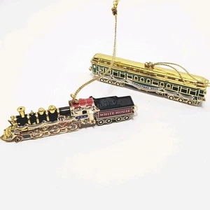 Whitehouse Christmas Ornament 2014 The Whitehouse Issue Presidential Train - Picture 1 of 7