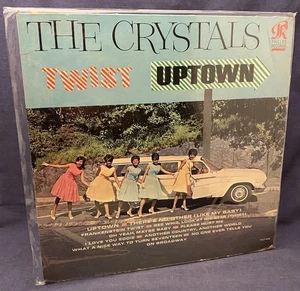 1962 THE CRYSTALS TWIST UPTOWN MONO VINYL LP PHILLES 4000 Blue Black Label G+ - Picture 1 of 19