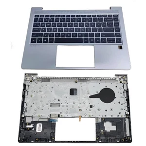 New N17709-001 For HP Elitebook 640 G9 Palmrest With Backlit Keyboard Silver - Picture 1 of 5