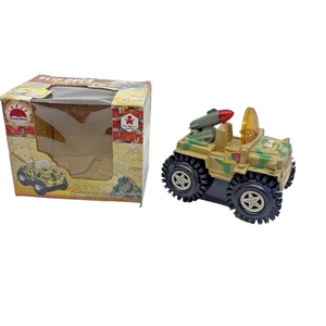 Military Army Jeep 334 Flip Over Action Toy Battery WORKS VIDEO - Picture 1 of 9