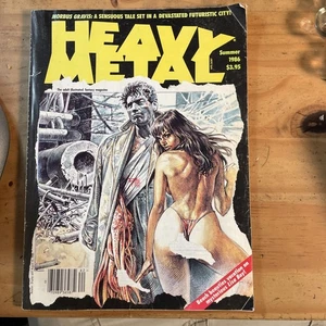 Heavy Metal Magazine Summer 1986, First Druuna, Serpieri, - Picture 1 of 3