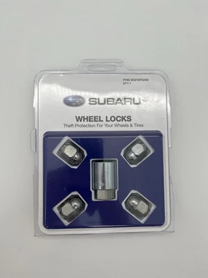 Accesorios de cerraduras de rueda Subaru B321SFG000 OEM ¡Juego genuino NUEVO! Foto 1 de 4