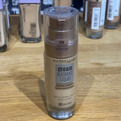 🟢 Maybelline Dream Radiant Liquid Hydrating Foundation 30 Sand 30ml - Image 1 of 4
