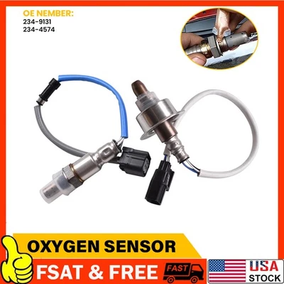 Sensor de oxígeno arriba+abajo 2 piezas para Honda Accord 2,4 L L4 2013 2014 2015 2016 2017 Foto 1 de 4