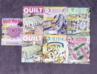 Lot 7 Vintage Quilting Magazines, Mccall's, QUILT & Quilt World  - Image 1 of 4