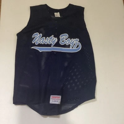 Rare HTF 90s Nasty Boys Sleeveless Jersey Sz Large Chamoro Brand - Image 1 of 4