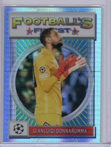 2021-22 TOPPS FINEST FLASHBACKS UEFA PRISM REFRACTOR GIALUIGI DONNARUMMA /35 - Picture 1 of 2