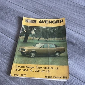Chrysler Avenger inter europe Repair service Manual 251 1970 First Class 209 - Picture 1 of 4