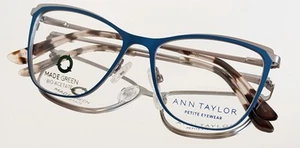 Originale ANN TAYLOR ATP711 C03 Eyeglasses MATTE DARK SURF New Metal 48-14-130 - Picture 1 of 13