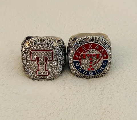 TEXAS RANGERS American League Championship RING Set, 🇺🇸 SHIP Cover