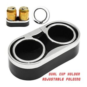 Fashionable Car/Truck Console Dual Cup Mount Beverage Drink Bottle Holder Stand