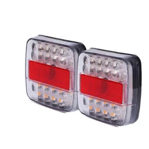 2PCS 20 LED Truck Brake Lights 12V Rear Trailer Light Direction Indicator Light - Picture 1 of 12