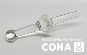 Cona Filter, brand new 2024 drainer: Now made of finest solid borosilicate glass - Foto 1 di 3