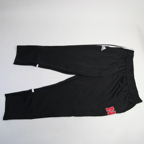 Nebraska Cornhuskers adidas Athletic Pants Men's Black Used Cover