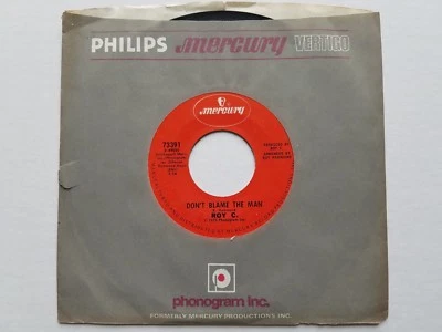 ROY C. - Don't Blame The Man / I'm Bustin' My Rocks 1973 SOUL 7" Mercury  - Image 1 of 2