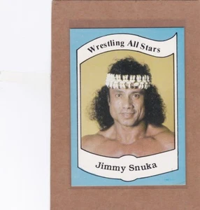 1983 WRESTLING ALL STARS SERIES A SUPERFLY JIMMY SNUKA #7 EX/EXMT *A31933 - Bild 1 von 1