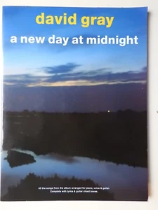 A New Day at Midnight - David Gray song book piano vocal guitar PVG paperback - Picture 1 of 4