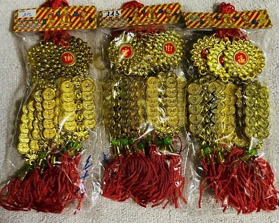 农历新年/Tet Lucky硬币摆件(10件装饰品/包) — 第 1/2 张图片