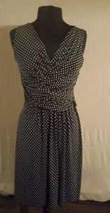 Black And White Polka Dot dress by Enfocus Studio - Picture 1 of 8